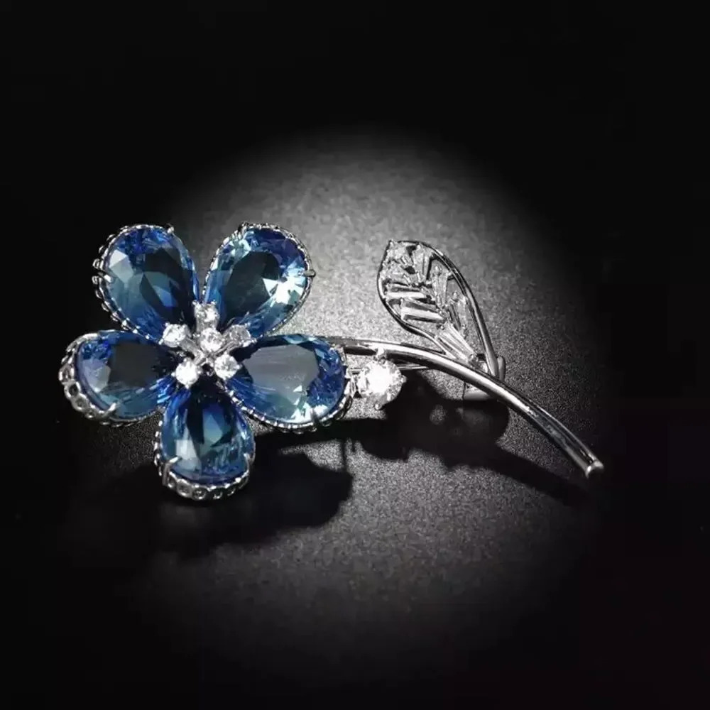 VQ Copper Flower Brooch